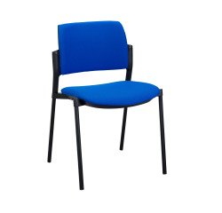 Chair Simone seat and fabric backrest