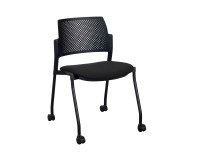 Chaise à roulettes Noemie - dossier polypropylène