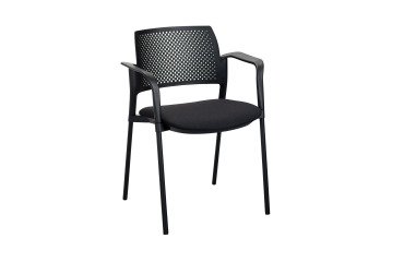 Armchair Simone with polypropylene backrest