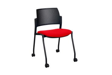 Rolling chair Simone - polypropylene backrest