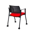 Fauteuil à roulettes Noemie - dossier polypropylène