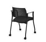 Silla con ruedas Simone - respaldo de polipropileno