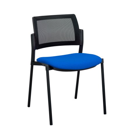 Silla Simone azul - respaldo de malla