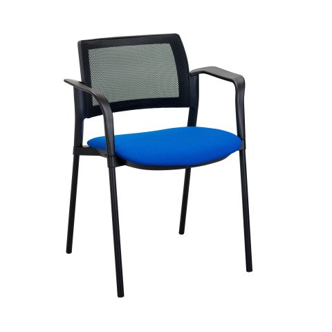 Sillón Simone azul - respaldo de malla