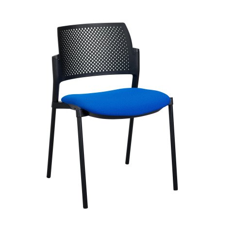 Silla Simone respaldo polipropileno azul