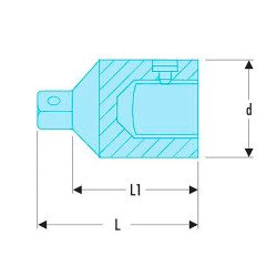 Facom K.230B Reductor 3/4 A 1/2