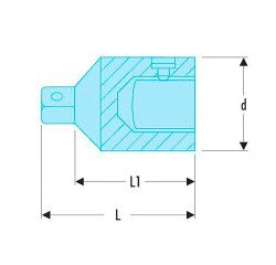 Facom K.230B Reductor 3/4 A 1/2