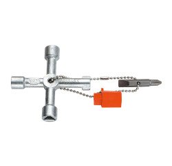 Facom 985548 Llave cuatro huellas para armario