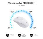Pack Teclado + ratón inalámbricos Ergonómicos Dual Bluetooth / 2,4G Prowave Subblim