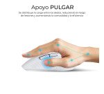 Pack Teclado + ratón inalámbricos Ergonómicos Dual Bluetooth / 2,4G Prowave Subblim