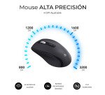 Pack Teclado + ratón inalámbricos Ergonómicos Dual Bluetooth / 2,4G Prowave Subblim