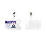 Durable Portabadge reXycle® con clip per 1 tessera - Confezione da 25