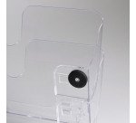 Durable Espositore da parete FLEXIPLUS 2 A4 orizzontale magnetico - Trasparente