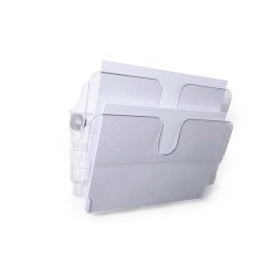 Durable Espositore da parete FLEXIPLUS 2 A4 orizzontale magnetico - Trasparente
