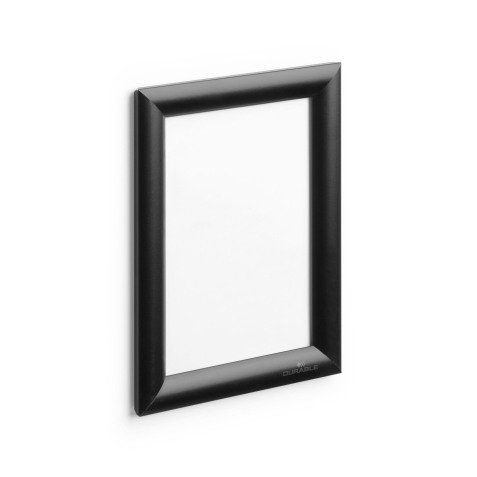 Durable Durable Cornice a scatto in alluminio A5 - Nero