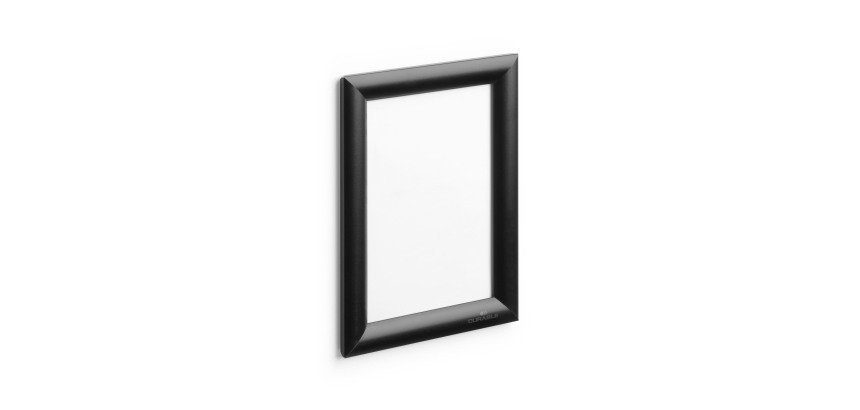 Durable Durable Cornice a scatto in alluminio A5 - Nero