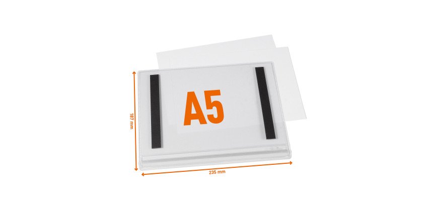 Durable Busta impermeabile A5 magnetica - confezione da 5