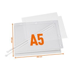 En_busta impermeabile a5 con fascette