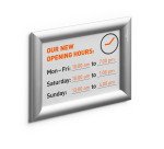 Durable Cornice a scatto in alluminio A5 - Argento