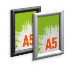 Durable Cornice a scatto in alluminio A5 - Argento