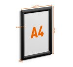 Durable Cornice a scatto in alluminio A4