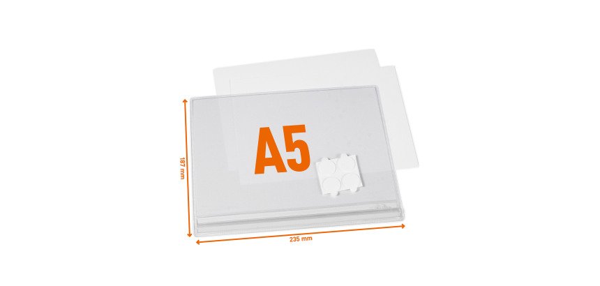 Durable Busta impermeabile A5 adesiva