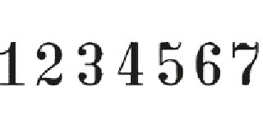 Automatic number stamp Reiner C1/7A45