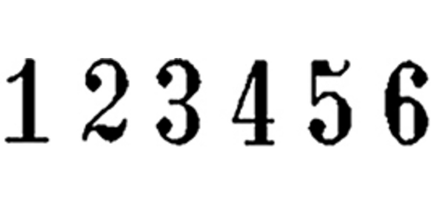 Automatischer Nummernstempel REINER B2/6A45