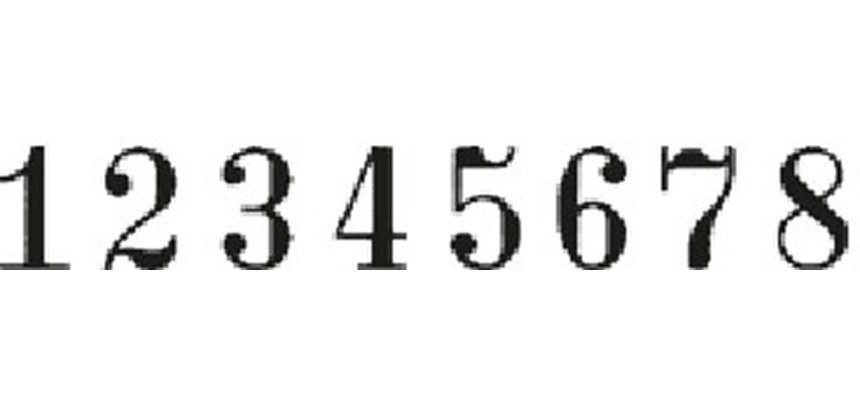 Automatischer Zahlenstempel Reiner B6K/8A45