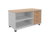 Mueble auxiliar movíl Helyos 3 cajones