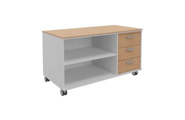 Mueble auxiliar movíl Helyos 3 cajones
