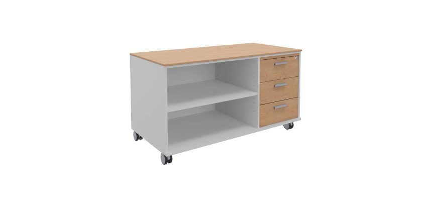 Mueble auxiliar movíl Helyos 3 cajones