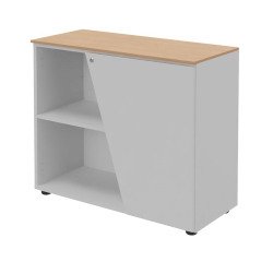Armario bajo Helyos Alt 76 x An 90 cm roble puerta derecha