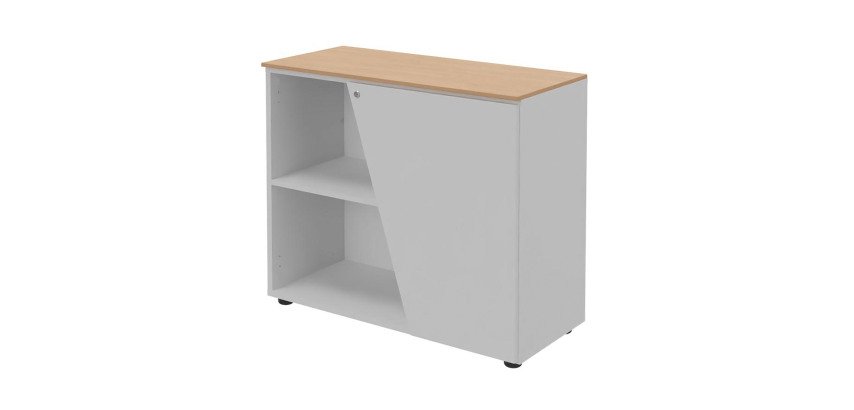 Schrank Helyos H 76 x B 90 cm Eiche oben rechte Tür.