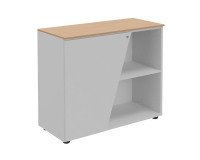Armario bajo Helyos Alt 76 x An 90 cm roble puerta izquierda