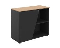 Unterschrank Helyos H 76 x B 90 cm in Eiche, Tür links