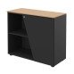 Schrank Helyos H 76 x B 90 cm Eiche oben rechte Tür.