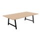 <table class="translation">
<tr>
<td>Meeting Table Synergy L</td>
<td>240 x 120 x 74 cm</td>
<td>black metal base</td>
</tr>
</table>