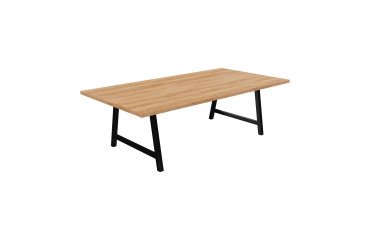 
 
Meeting Table Synergy L 
240 x 120 x 74 cm 
black metal base 
 
