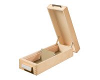Boîte à fiches en bois pour 1.500 fiches, A7 paysage