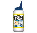 Colle bois resistante à l'eau, pour l'intérieur et l'extérieur D3 UHU - Flacon de 250 g