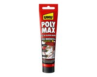 Colle-Mastic Poly Max® UHU prise immediate Séchage rapide - Tube de 165 g, blanc