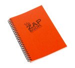 Carnet spirale Zap Book Clairefontaine A5 coloris aléatoire uni 160 pages