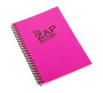 Carnet spirale Zap Book Clairefontaine A5 coloris aléatoire uni 160 pages