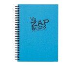 Carnet spirale Zap Book Clairefontaine A5 coloris aléatoire uni 160 pages
