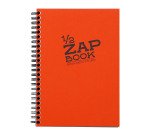 Carnet spirale Zap Book Clairefontaine A5 coloris aléatoire uni 160 pages