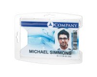 Porte-badge rigide ReXycle® Durable  54 x 85 mm - Boîte de 10