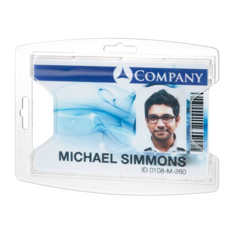 Porte-badge rigide ReXycle® Durable  54 x 85 mm - Boîte de 10