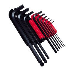 Stanley 0-69-256 Juego Llaves Hexagonales con Bola 1,5mm/10mm - 9 Uds