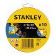 Stanley STA38252-XJ Disco de Corte Extrafino INOX 115x22.23x1mm - 10 Uds
